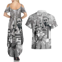Civil Rights Leaders Couples Matching Summer Maxi Dress and Hawaiian Shirt Freedom Is Equal Housing Too