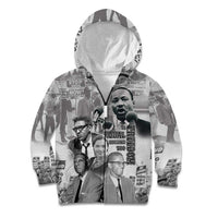 Civil Rights Leaders Kid Hoodie Freedom Is Equal Housing Too