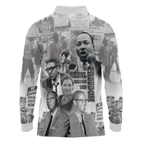 Civil Rights Leaders Long Sleeve Polo Shirt Freedom Is Equal Housing Too