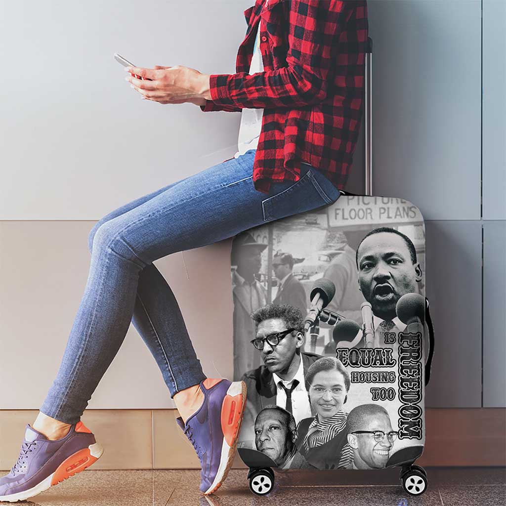 Civil Rights Leaders Luggage Cover Freedom Is Equal Housing Too