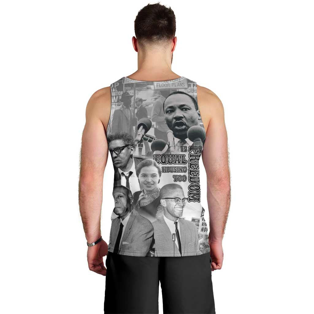 Civil Rights Leaders Men Tank Top Freedom Is Equal Housing Too