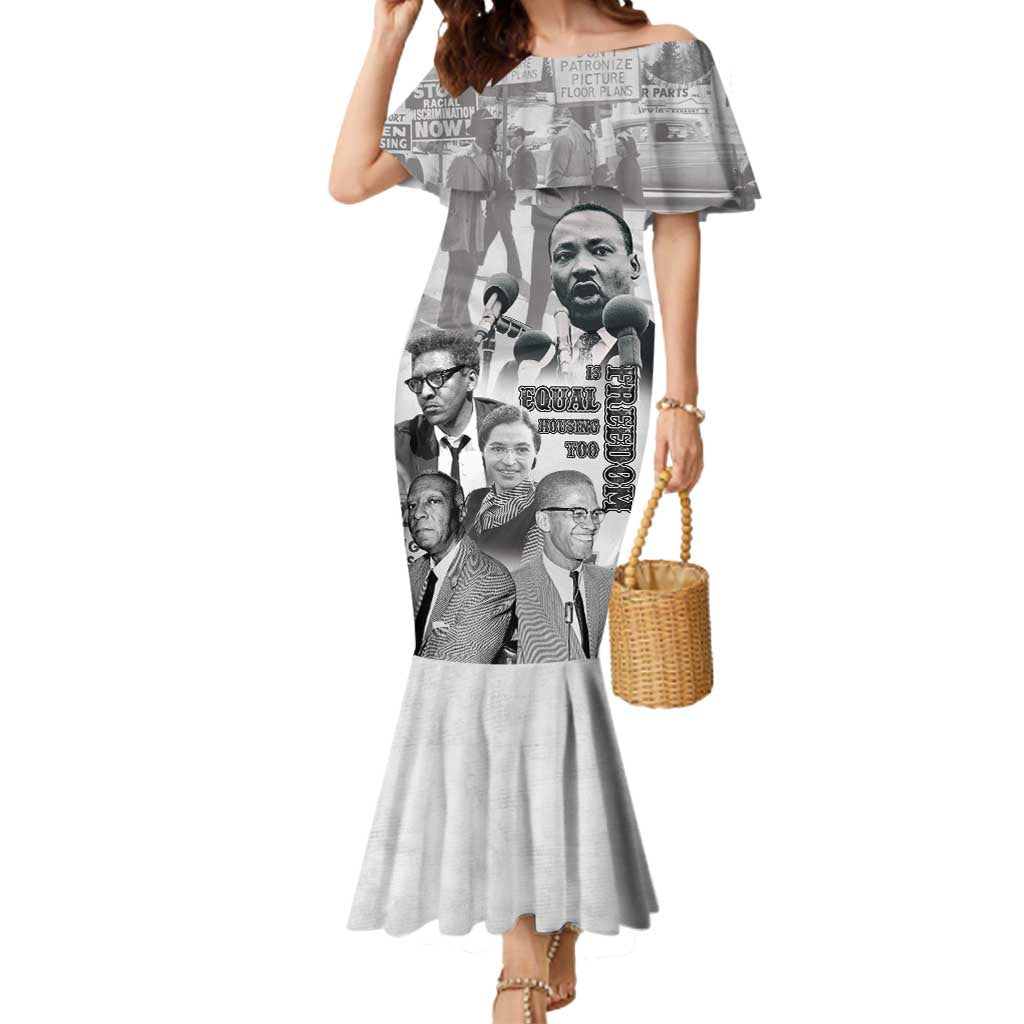 Civil Rights Leaders Mermaid Dress Freedom Is Equal Housing Too