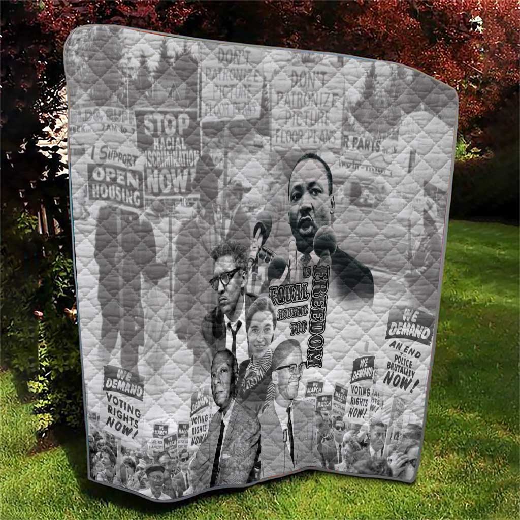 Civil Rights Leaders Quilt Freedom Is Equal Housing Too