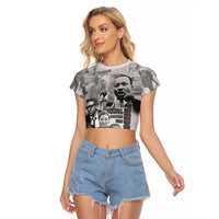 Civil Rights Leaders Raglan Cropped T Shirt Freedom Is Equal Housing Too
