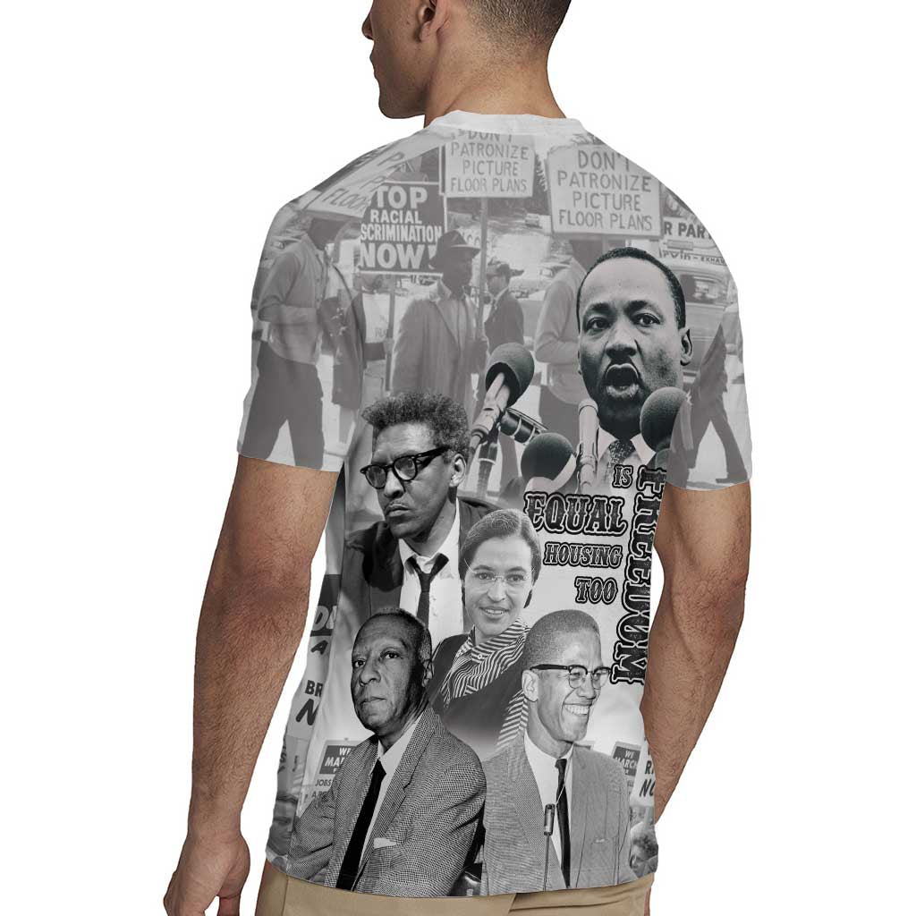 Civil Rights Leaders Rugby Jersey Freedom Is Equal Housing Too