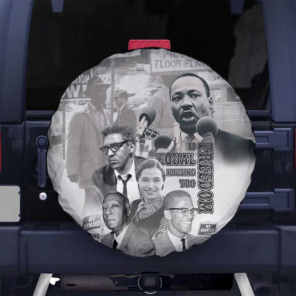 Civil Rights Leaders Spare Tire Cover Freedom Is Equal Housing Too