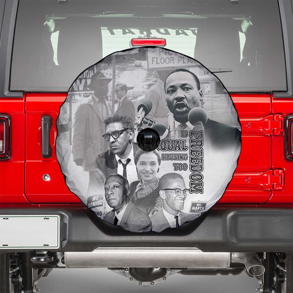 Civil Rights Leaders Spare Tire Cover Freedom Is Equal Housing Too