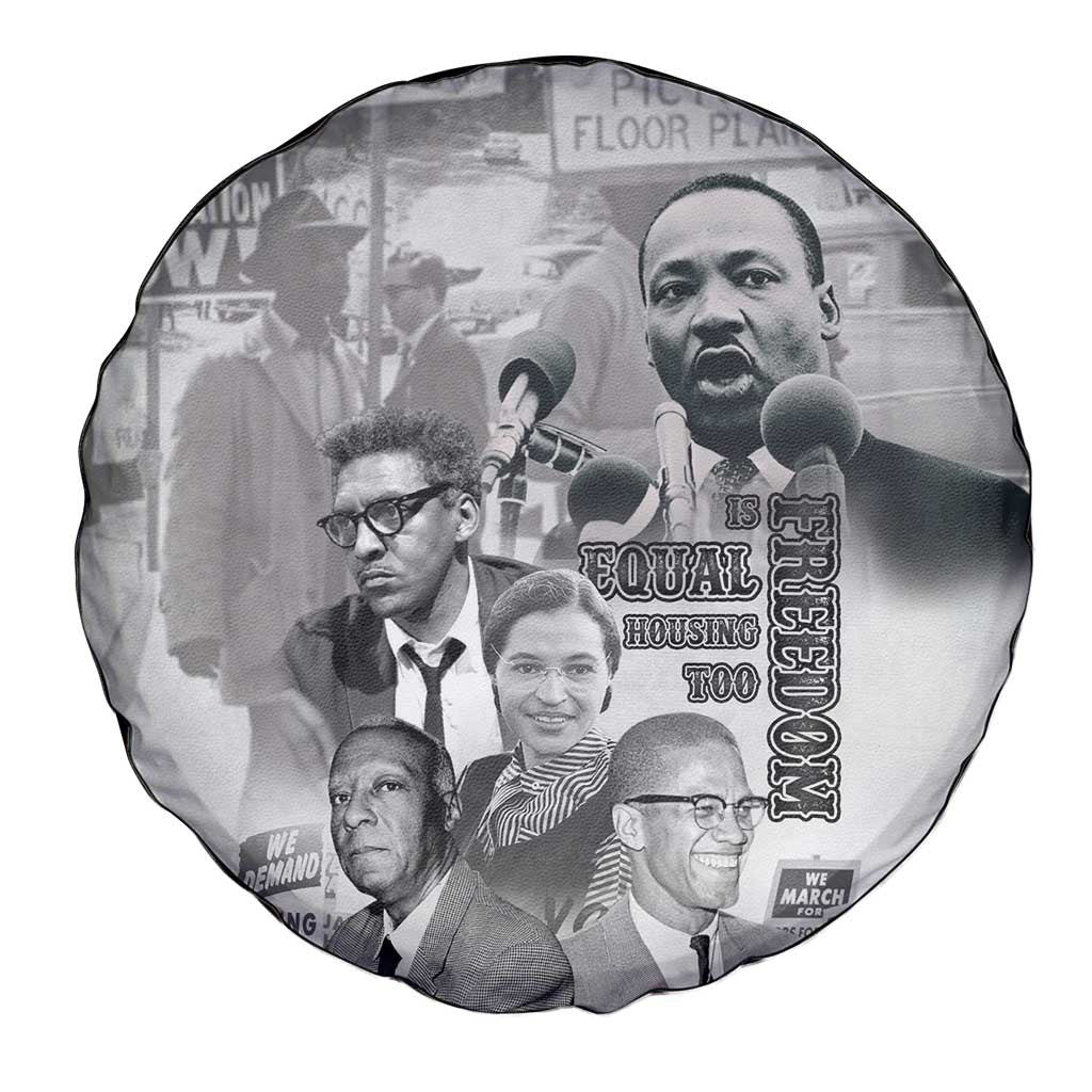 Civil Rights Leaders Spare Tire Cover Freedom Is Equal Housing Too