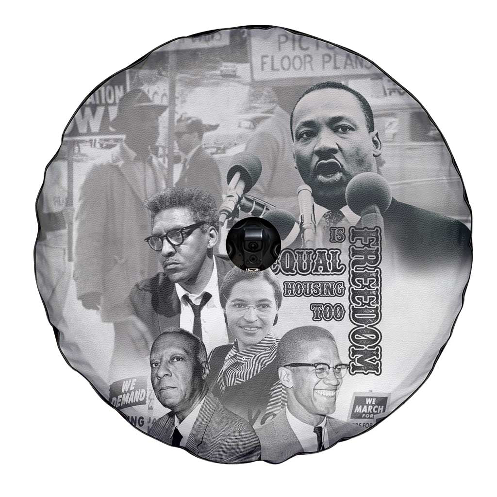 Civil Rights Leaders Spare Tire Cover Freedom Is Equal Housing Too