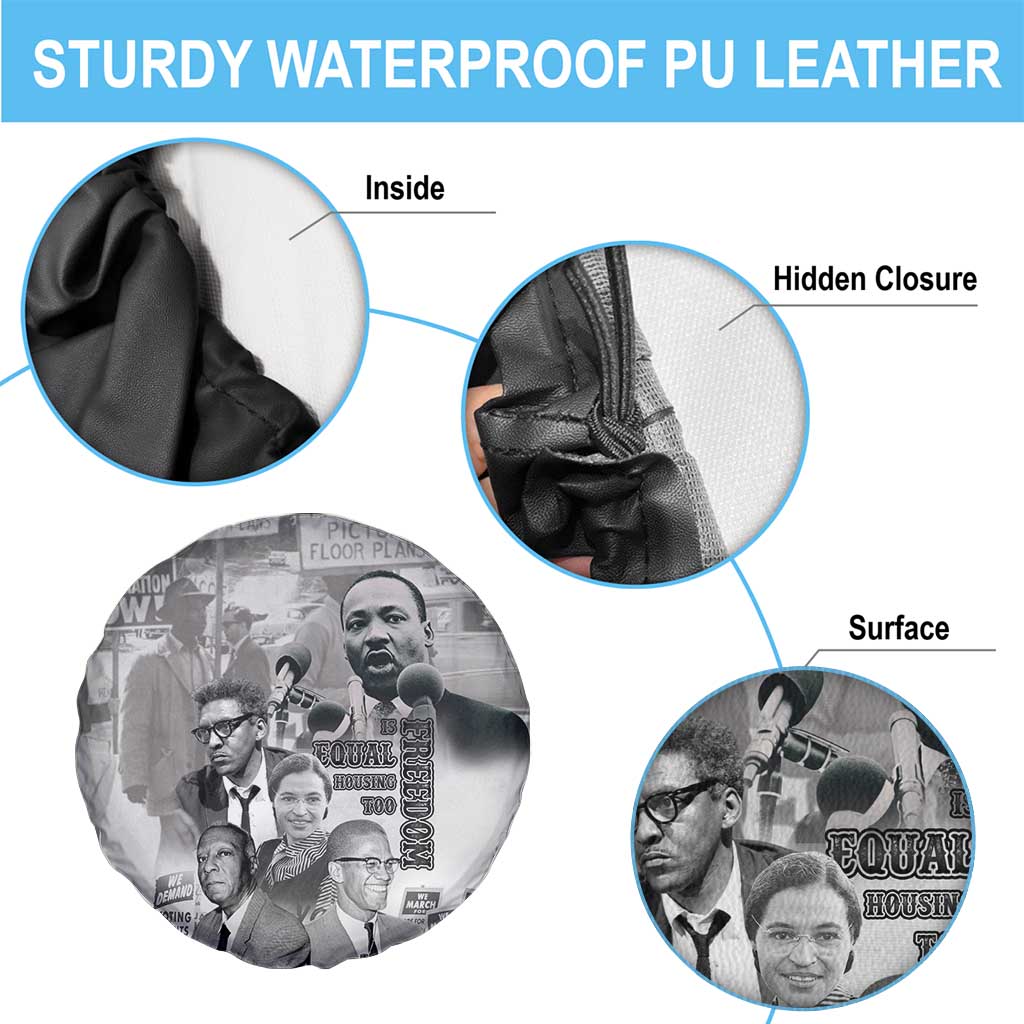 Civil Rights Leaders Spare Tire Cover Freedom Is Equal Housing Too