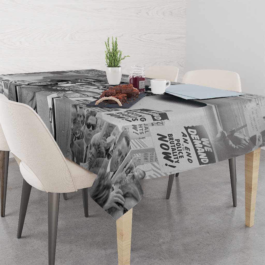 Civil Rights Leaders Tablecloth Freedom Is Equal Housing Too