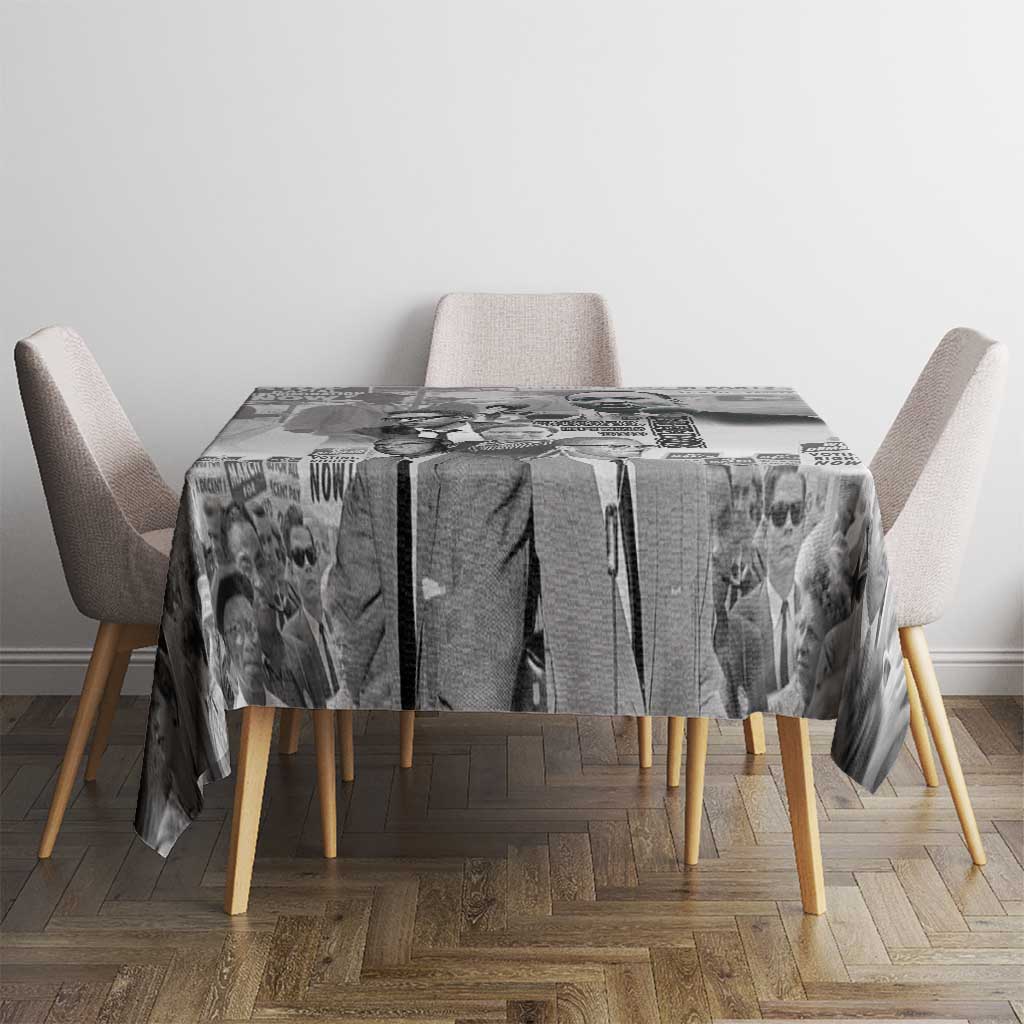 Civil Rights Leaders Tablecloth Freedom Is Equal Housing Too