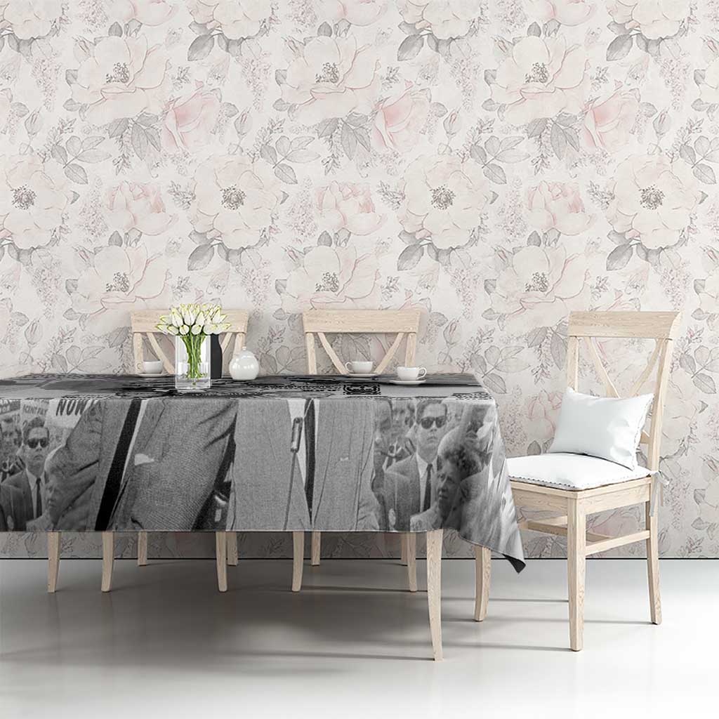 Civil Rights Leaders Tablecloth Freedom Is Equal Housing Too