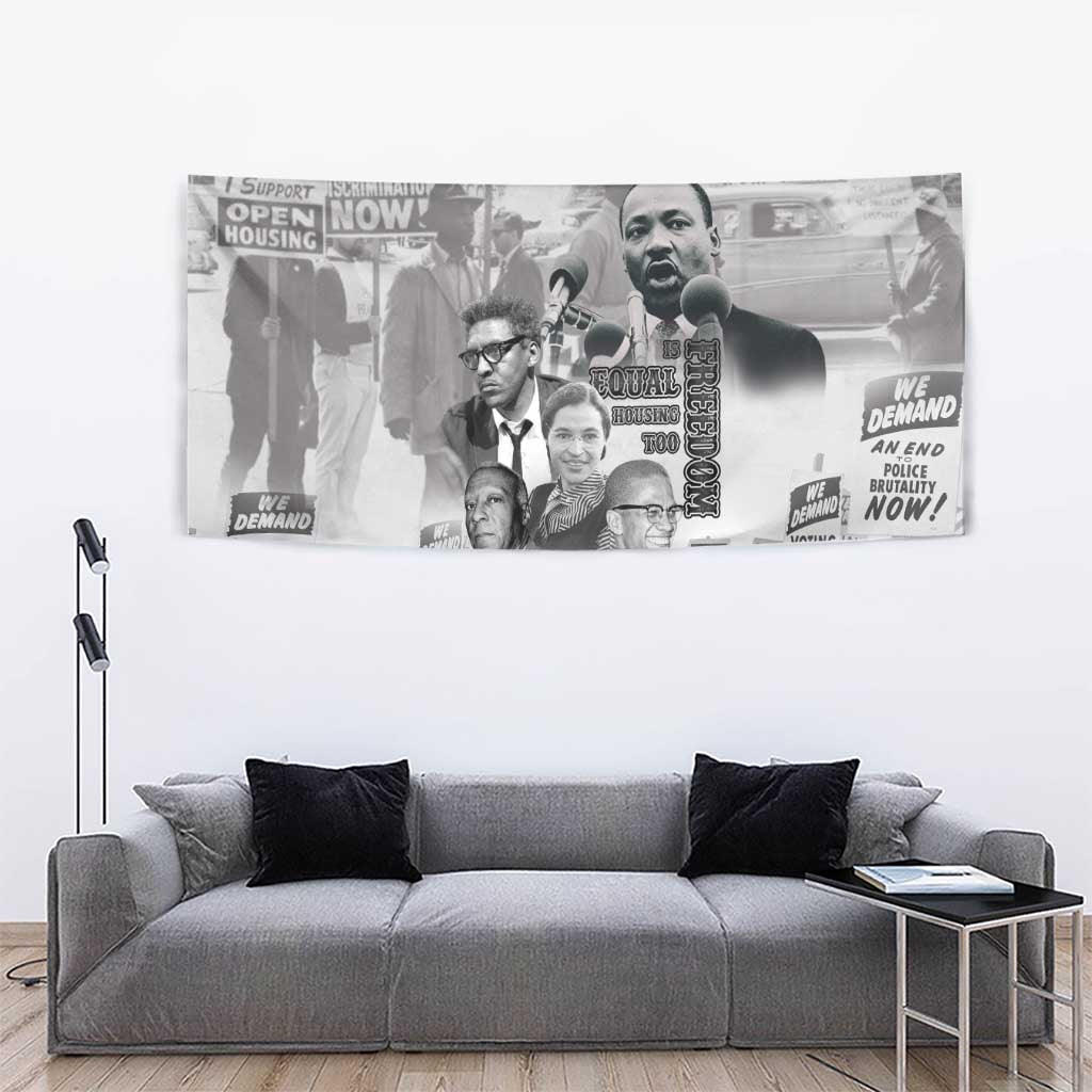 Civil Rights Leaders Tapestry Freedom Is Equal Housing Too