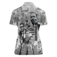 Civil Rights Leaders Women Polo Shirt Freedom Is Equal Housing Too