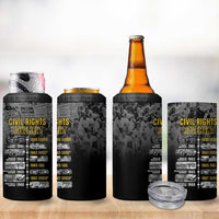 Black History Month 4 in 1 Can Cooler Tumbler Civil Rights Movement