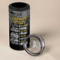 Black History Month 4 in 1 Can Cooler Tumbler Civil Rights Movement