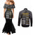 Black History Month Couples Matching Mermaid Dress and Long Sleeve Button Shirt Civil Rights Movement