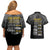 Black History Month Couples Matching Off Shoulder Short Dress and Hawaiian Shirt Civil Rights Movement