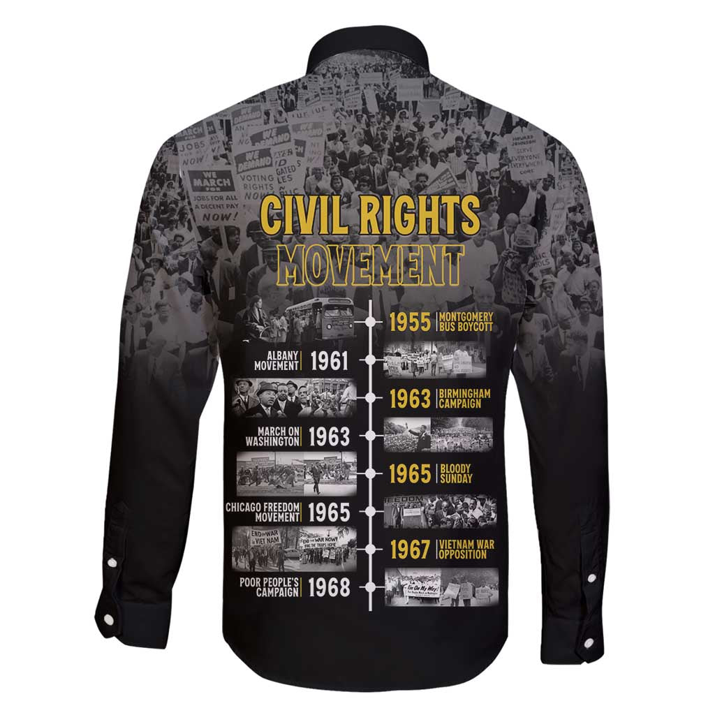 Black History Month Family Matching Long Sleeve Bodycon Dress and Hawaiian Shirt Civil Rights Movement