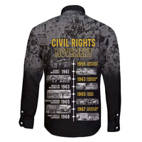 Black History Month Family Matching Long Sleeve Bodycon Dress and Hawaiian Shirt Civil Rights Movement