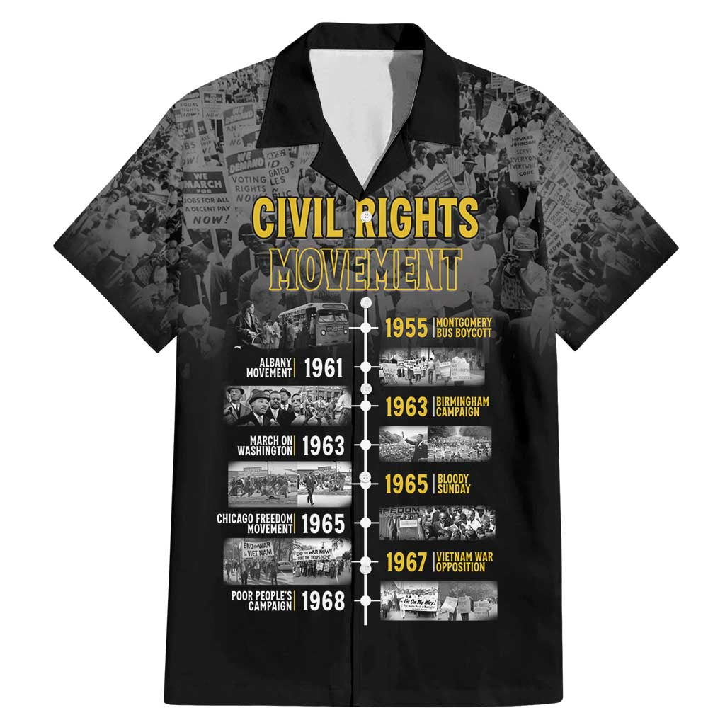 Black History Month Family Matching Mermaid Dress and Hawaiian Shirt Civil Rights Movement