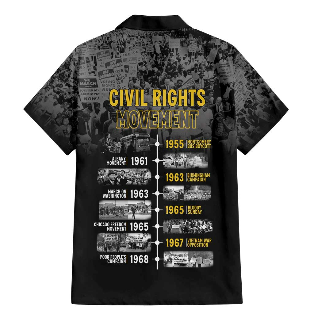 Black History Month Family Matching Mermaid Dress and Hawaiian Shirt Civil Rights Movement