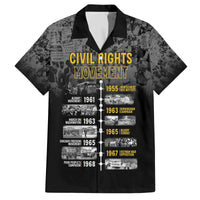 Black History Month Family Matching Off The Shoulder Long Sleeve Dress and Hawaiian Shirt Civil Rights Movement