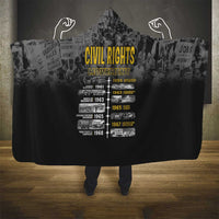 Black History Month Hooded Blanket Civil Rights Movement