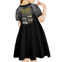 Black History Month Kid Short Sleeve Dress Civil Rights Movement