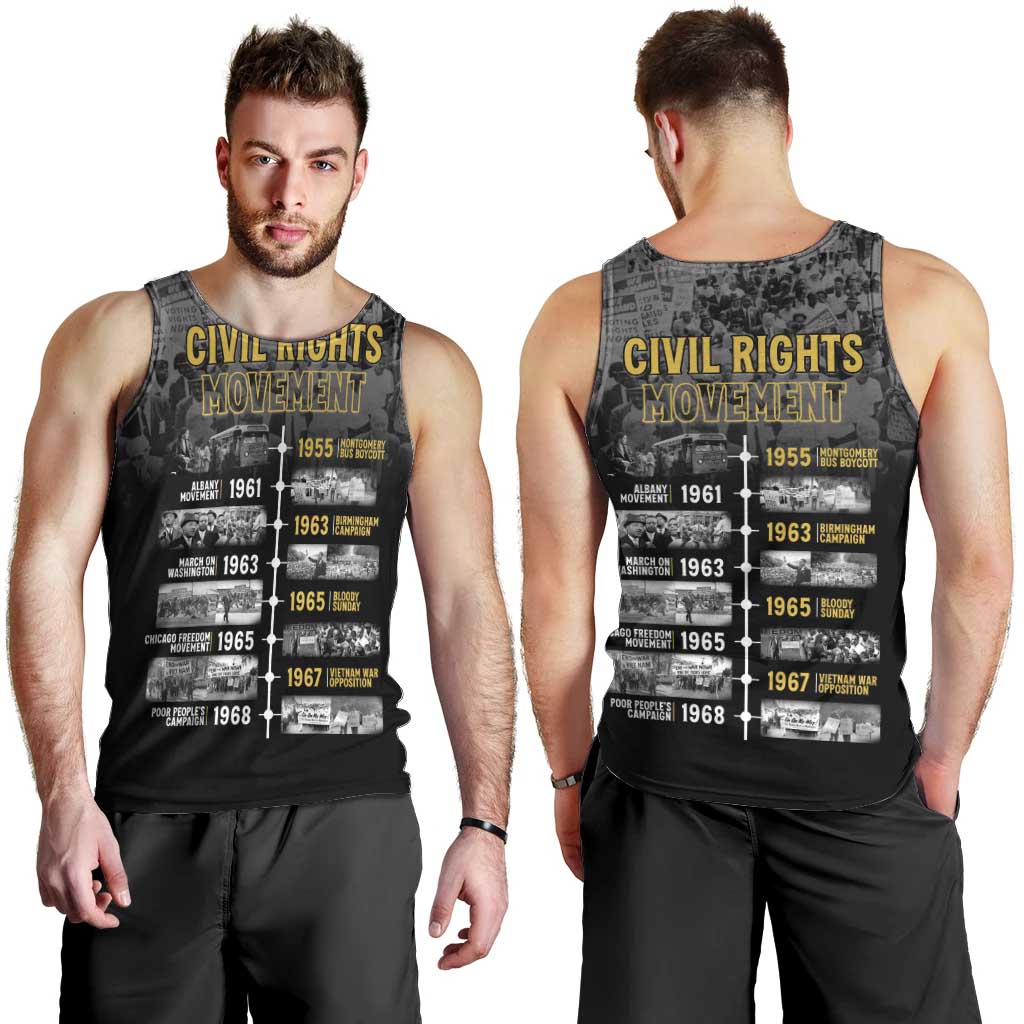 Black History Month Men Tank Top Civil Rights Movement
