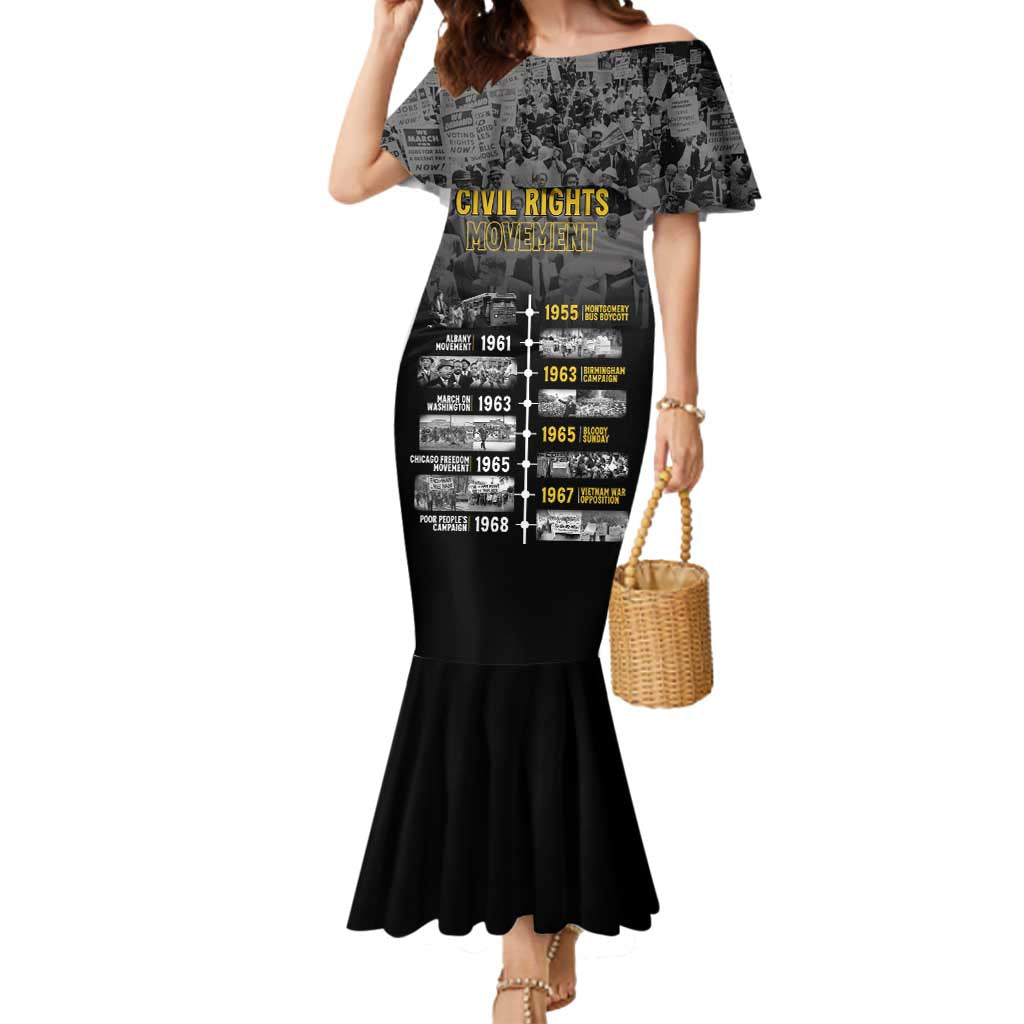 Black History Month Mermaid Dress Civil Rights Movement