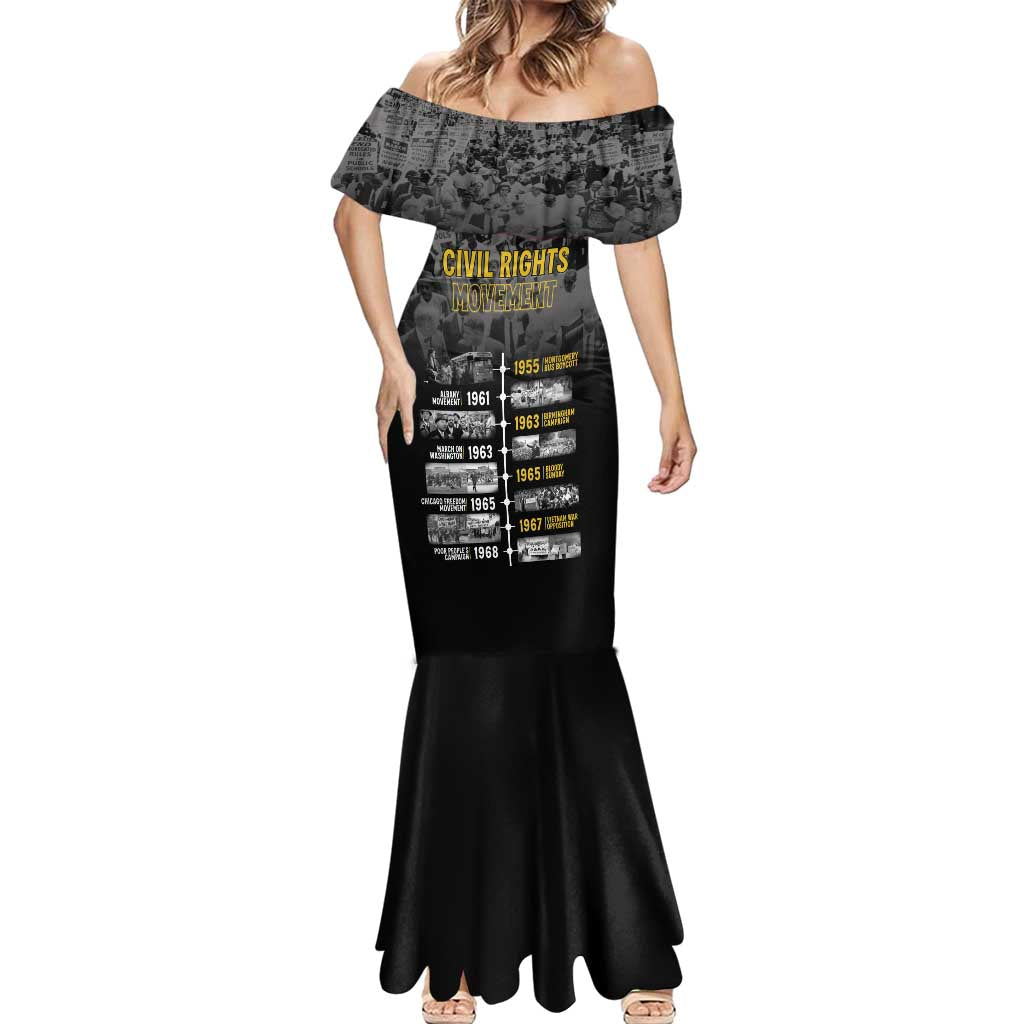 Black History Month Mermaid Dress Civil Rights Movement