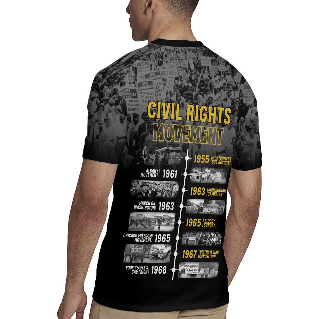 Black History Month Rugby Jersey Civil Rights Movement
