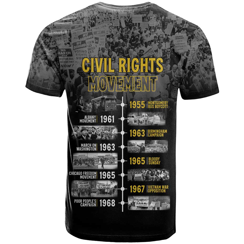 Black History Month T Shirt Civil Rights Movement