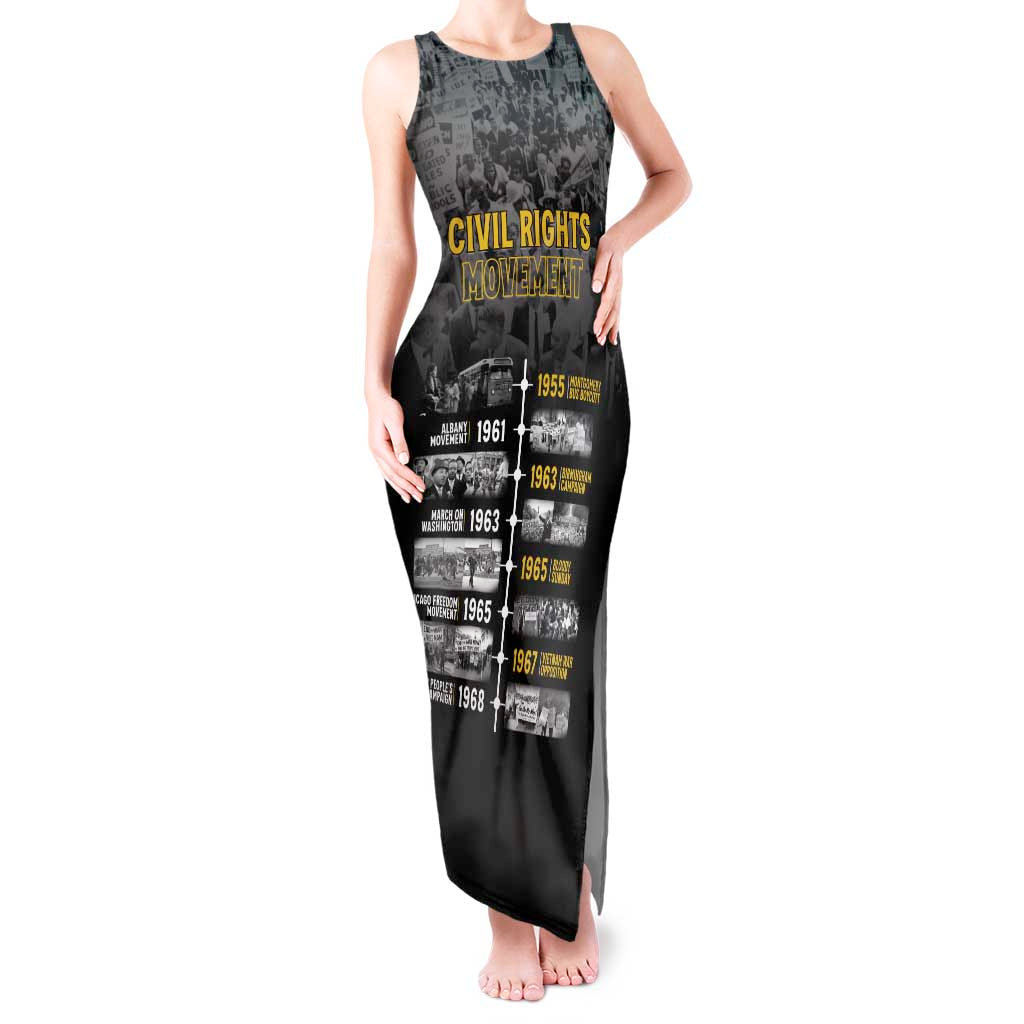Black History Month Tank Maxi Dress Civil Rights Movement
