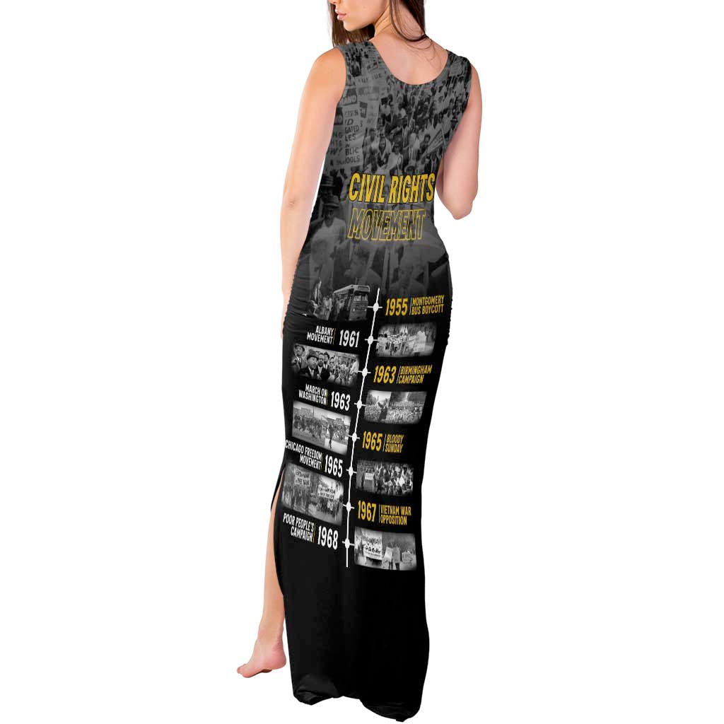 Black History Month Tank Maxi Dress Civil Rights Movement
