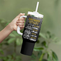 Black History Month Tumbler With Handle Civil Rights Movement