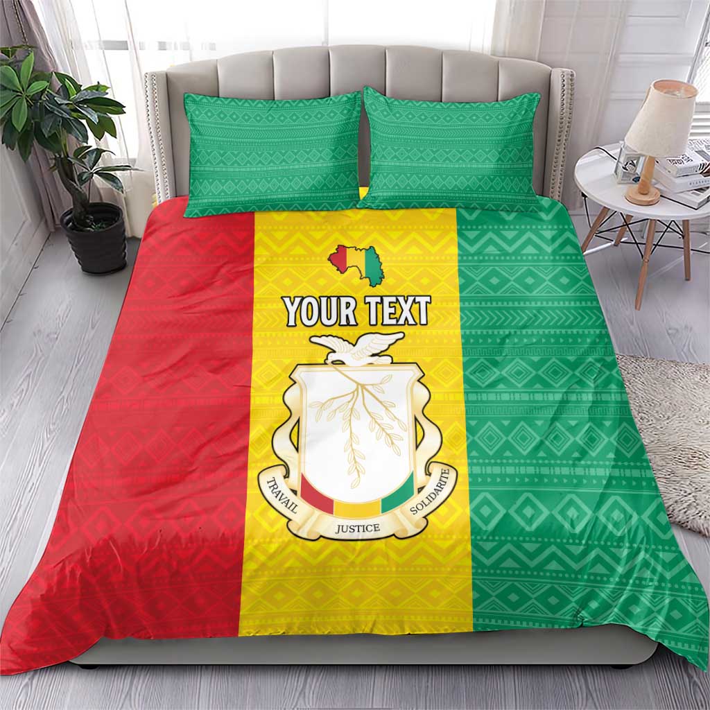 Personalised Guinea Bedding Set Coat Of Arms Flag Style