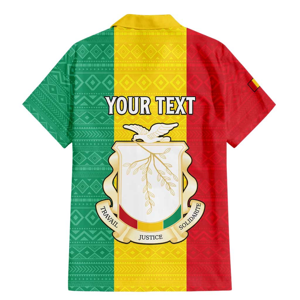 Personalised Guinea Family Matching Mermaid Dress and Hawaiian Shirt Coat Of Arms Flag Style