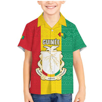 Personalised Guinea Family Matching Mermaid Dress and Hawaiian Shirt Coat Of Arms Flag Style