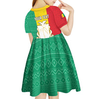 Personalised Guinea Kid Short Sleeve Dress Coat Of Arms Flag Style