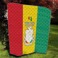 Personalised Guinea Quilt Coat Of Arms Flag Style