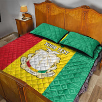 Personalised Guinea Quilt Bed Set Coat Of Arms Flag Style