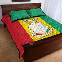 Personalised Guinea Quilt Bed Set Coat Of Arms Flag Style