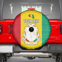 Personalised Guinea Spare Tire Cover Coat Of Arms Flag Style