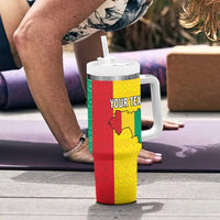 Personalised Guinea Tumbler With Handle Coat Of Arms Flag Style