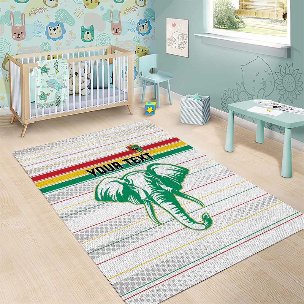 Custom Guinea Football Area Rug Go Champions