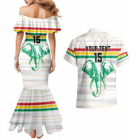 Custom Guinea Football Couples Matching Mermaid Dress and Hawaiian Shirt Go Champions