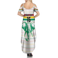 Custom Guinea Football Family Matching Summer Maxi Dress and Hawaiian Shirt Go Champions